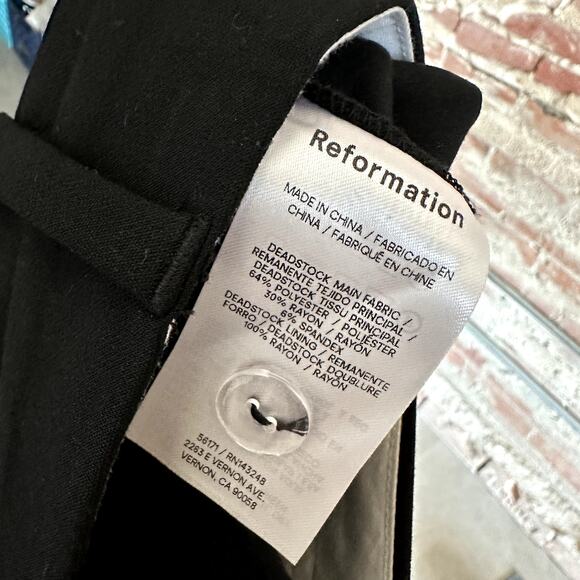 New Reformation Alex Trouser Pants - Picture 4 of 6